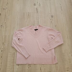 Banana Republic Soft Pink V-Neck Sweater